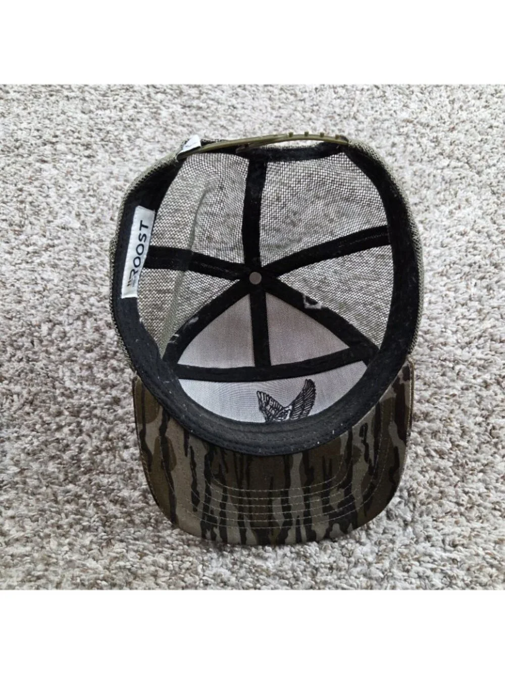 Roost Waterfowl Camo Duck Hunting Snapback Trucker Hat